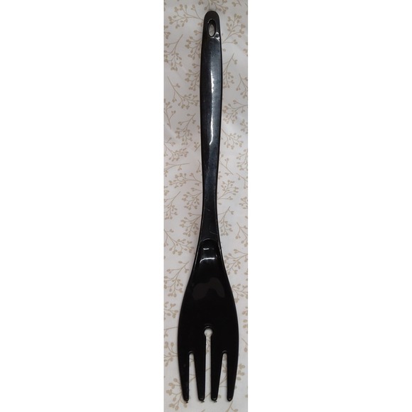 The Unbranded Brand Other - Melamine Black Spatula Turner Flipper Fork Utensil Unbranded 11 inches long